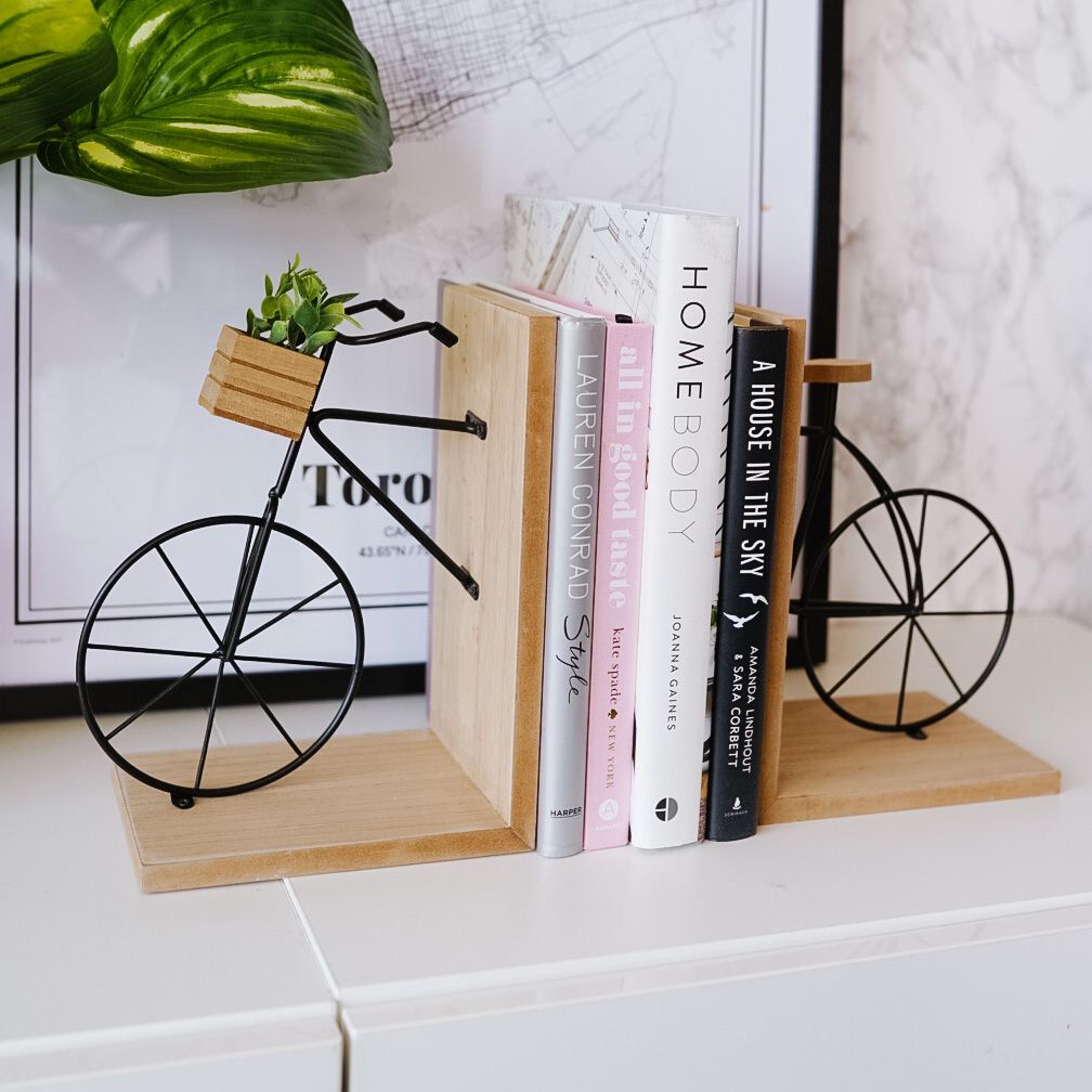 Paradise Zone - Set of 2 Bicycle Bookends