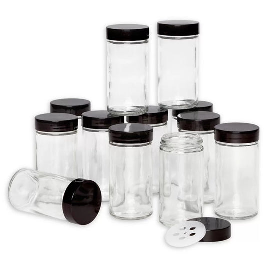 12 Storage Spice Jars