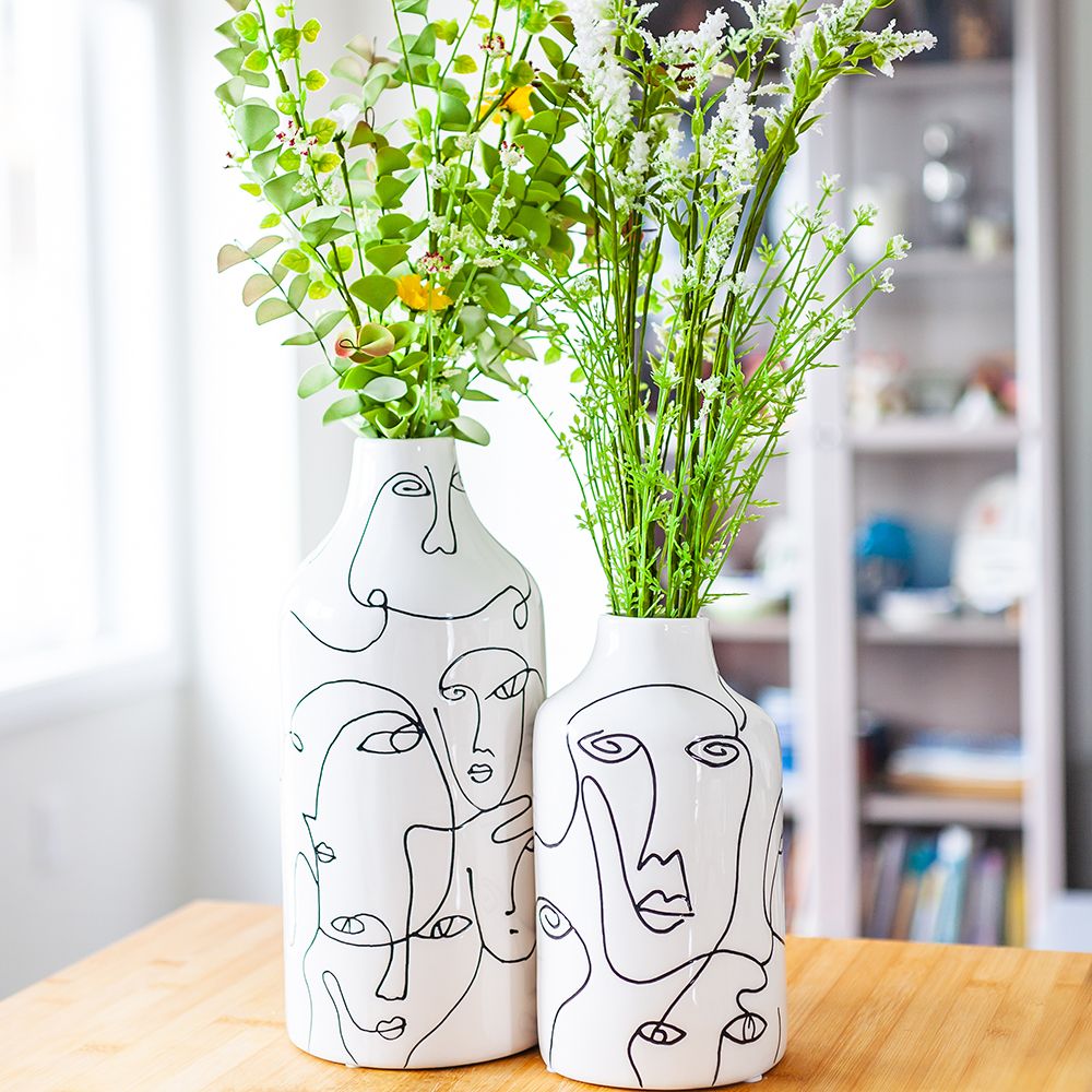 Paradise Zone - Medium Vase with Faces