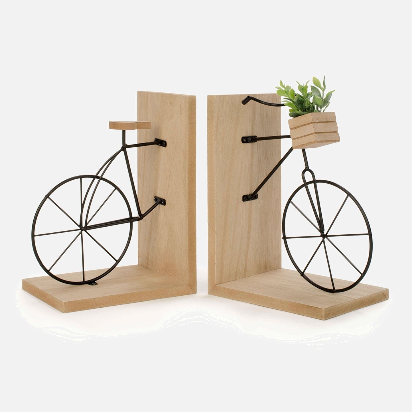 Paradise Zone - Set of 2 Bicycle Bookends