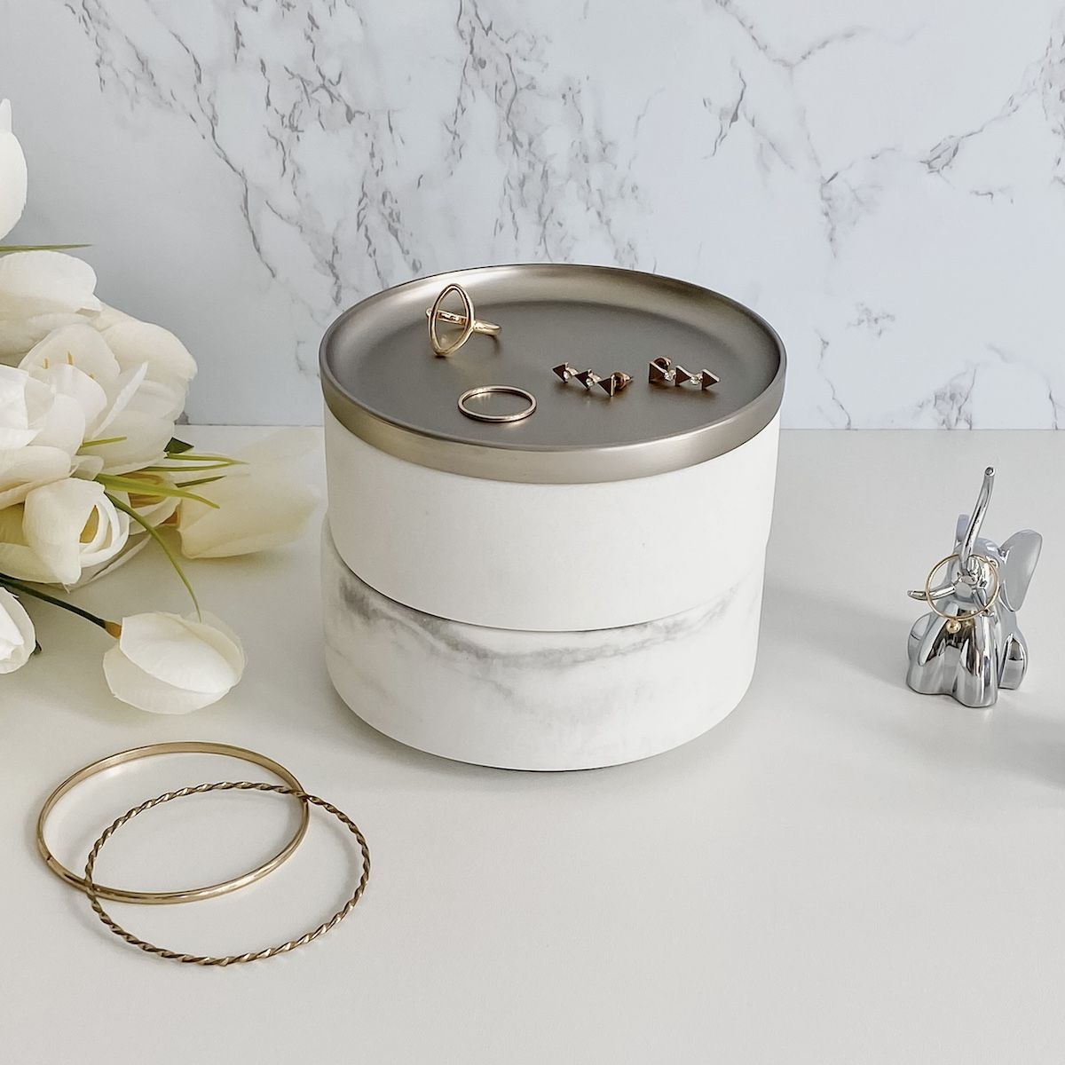 Paradise Zone - Umbra Tesora Marble Jewelry Box