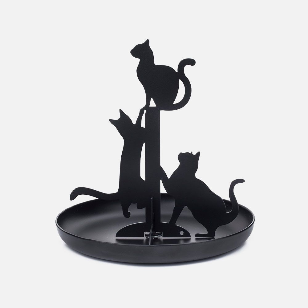 Paradise Zone - Black Cats Jewelry Holder