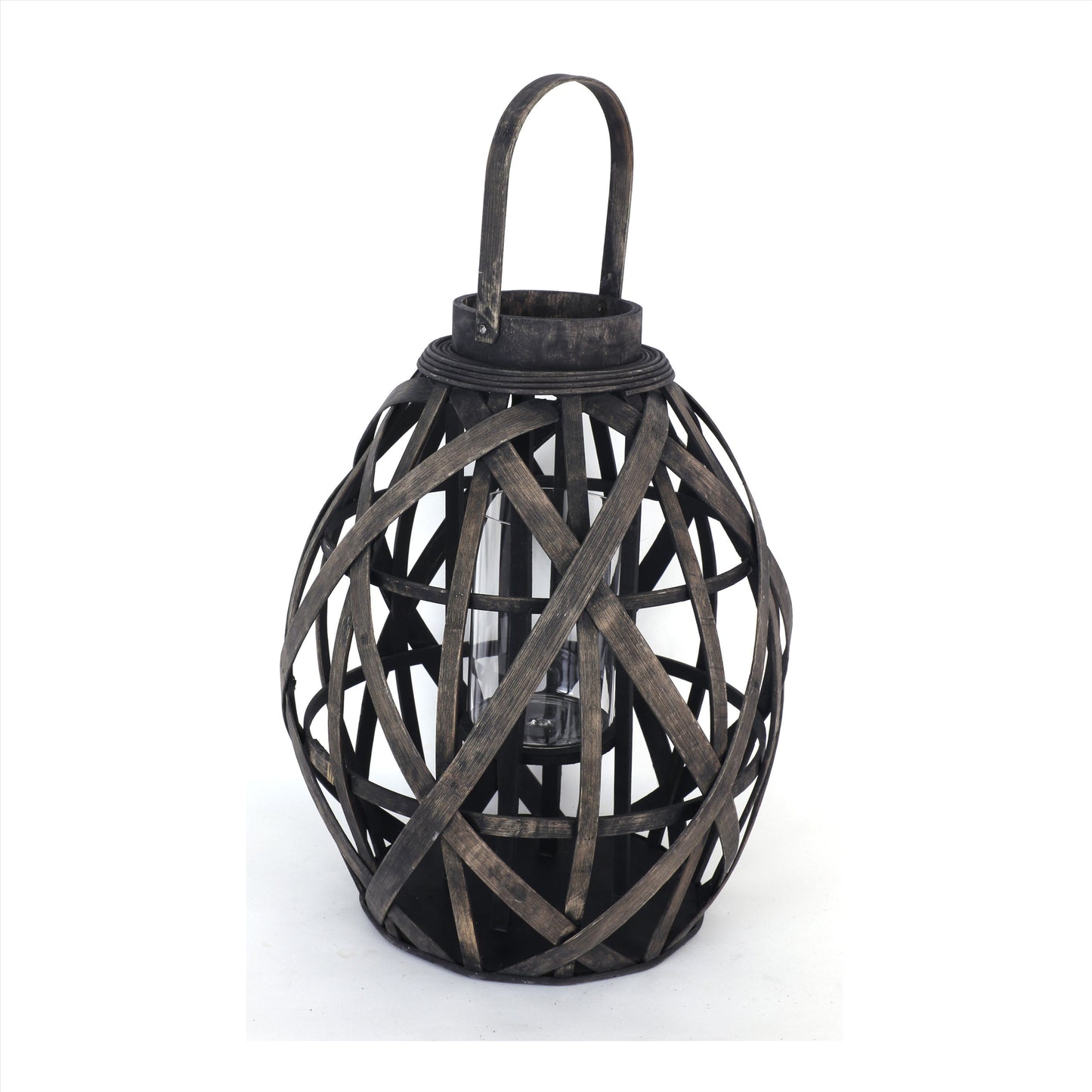 Paradise Zone - X Cage Look Lantern - Brown