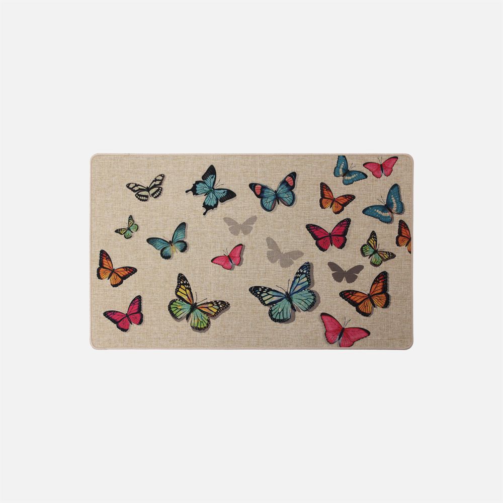 Paradise Zone - Poly Mat Multicolour Butterflies