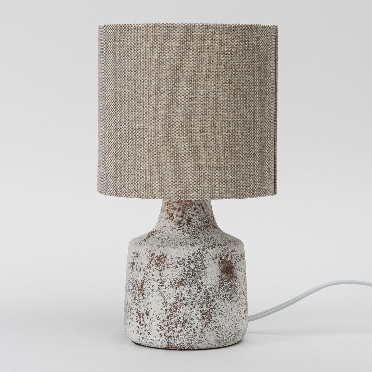 Paradise Zone - Sheryle Ceramic Table Lamp with Plain Base - Taupe